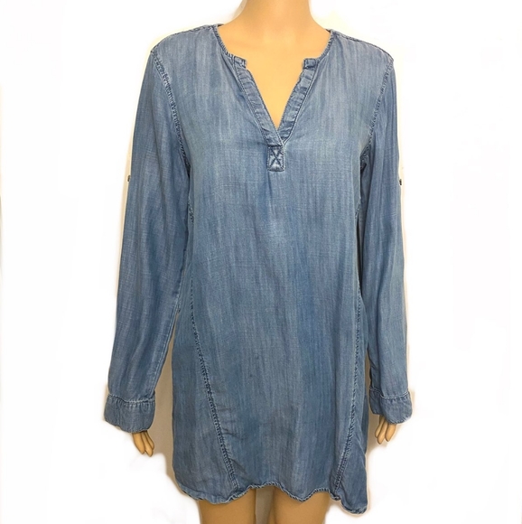 Cloth & Stone Denim Dress - Picture 2 of 3